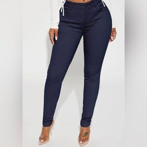 Skinny Navy Pants